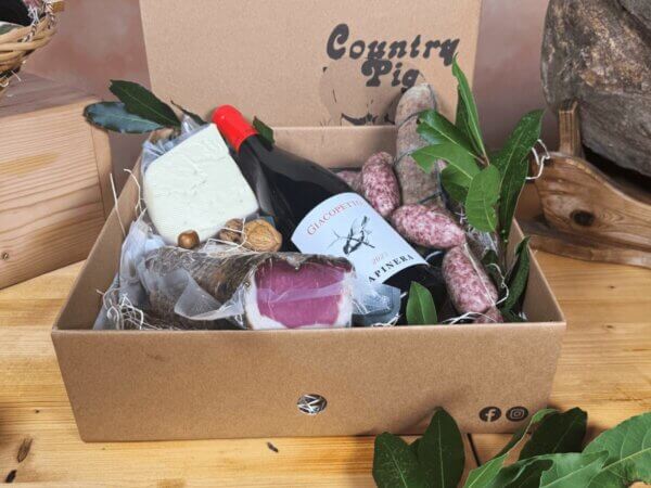 Cesto natalizio con scatola chiusa - Image 1